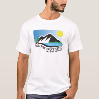 Gå ut och tänka  t shirt