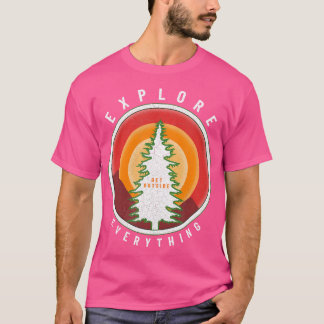 Gå ut och utforska allt Gräs Träd 1977 Hiki T Shirt