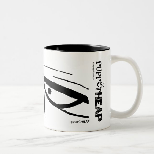 GÅ UT ROR den Ralph muggen Två-Tonad Mugg (Höger)