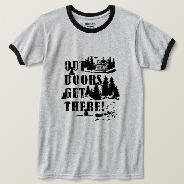 Gå ut! Samla T Shirt (Design framsida)