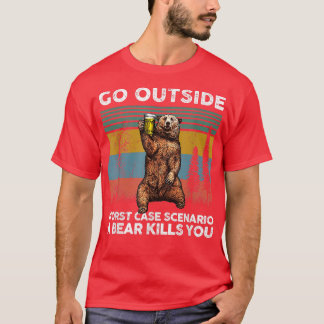 Gå ut ur det värsta scenariot i Fodral, ett björn T Shirt