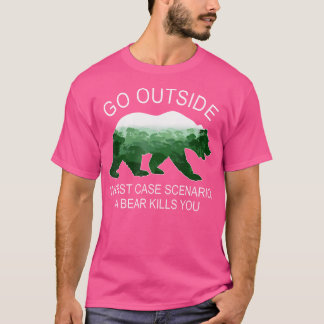 Gå ut ur det värsta scenariot i Fodral, ett björn T Shirt