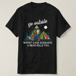 Gå utanför det värsta fodral-scenariot, en björntj t shirt