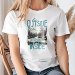 "Gå utanför utsidan av utsidan" Bergfloden Landska T Shirt<br><div class="desc">Koppla samman med naturen och dig själv med bergsfloden Landcape T-Shirt. Med ett gott bergs- och flodlandskap med ett inspirerande budskap uppmuntrar den här skjortan dig att utforska underbaren utomhus samtidigt som du reflekterar över din inre färd. Perfekt för vandrare, äventyrare och mindisslare. Denna design blandar naturskönhet med ett djupgående...</div>