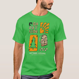 Gå Utomhus – Äventyrlig Utomhus Vandring Vintage T Shirt