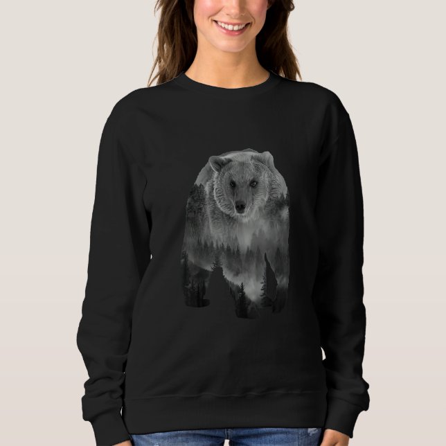Gå Utomhus Värsta Fall Scenario En Björn Döda Dig  T Shirt (Framsida)