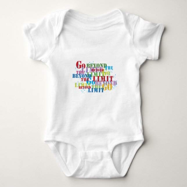 Gå Utöver Gränsen Tee Shirt (Framsida)