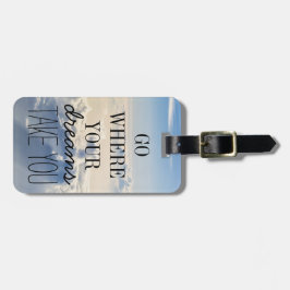 Gå var dina drömmar tar dig bagagebricka