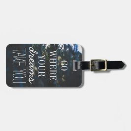 Gå var dina drömmar tar dig bagagebricka