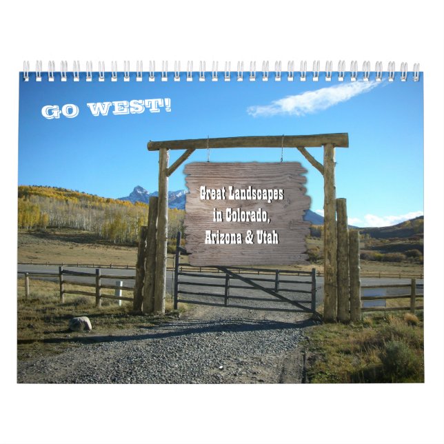 Gå Väster! Kalender (Omslag)