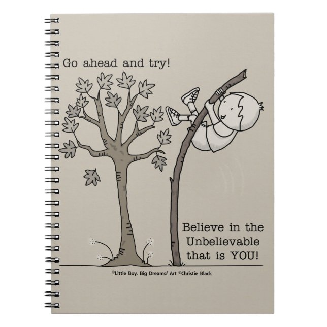 Gå vidare och försök anteckningsbok (Framsidan)