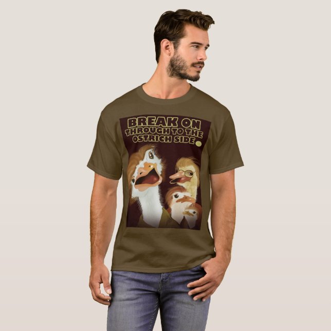 Gå vidare till Ostrich Side T-Shirt (Hel framsida)