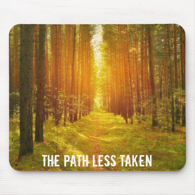 Gå vidare till Väg Less Taken Musmatta (Framsidan)