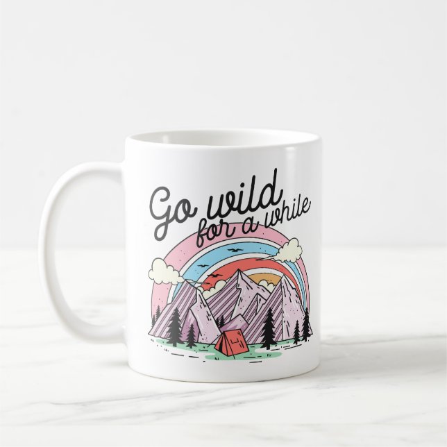Gå Vild ett tag Kaffemugg (Vänster)