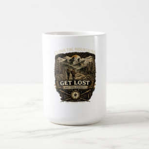 Gå vilse och hitta dig själv kaffemugg