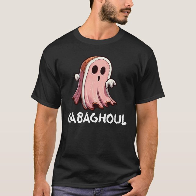 Gabaghoul Italienska Halloween Gabagool Gabaghoul T Shirt (Framsida)