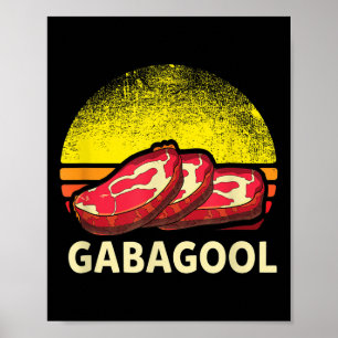 Gabagool Cacola Köttälskare New Jersey Italiensk P Poster