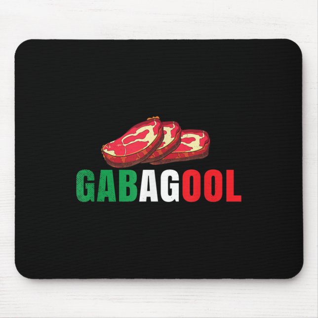 Gabagool Cacola Meat New Jersey Italian Pride Gift Musmatta (Framsidan)