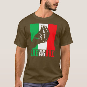 Gabagool Italienska amerikanska Kött med Hand Sign T Shirt