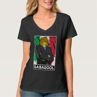 Gabagool Shiba Hund Man Italiana Slang Gabagool T Shirt