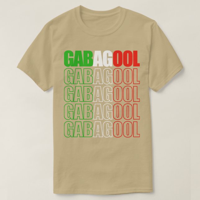 Gabagool T Shirt (Design framsida)