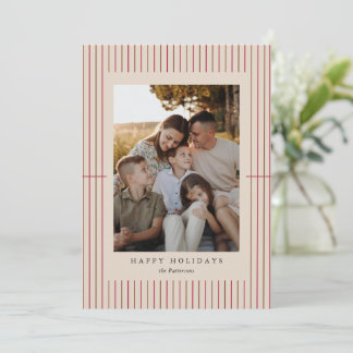 Gabardine Flat Holiday Card Julkort