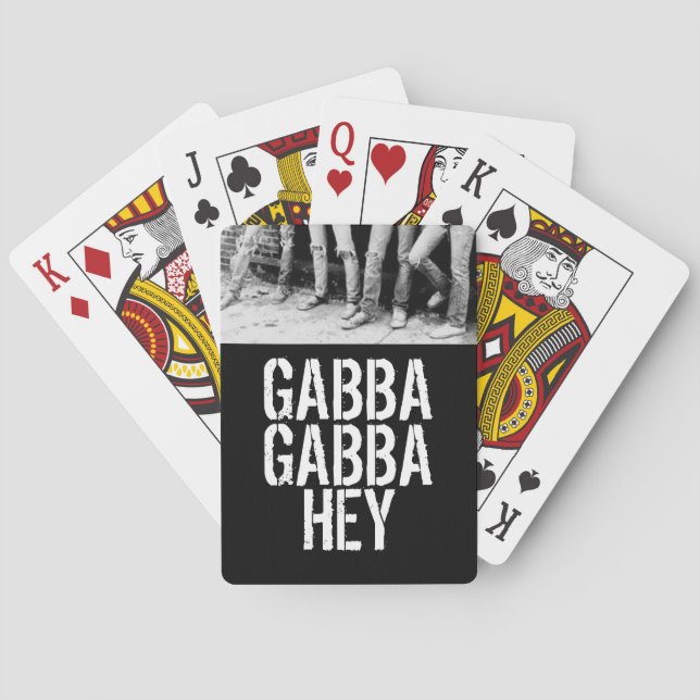 Gabba Gabba Hey Spel Kort (Baksidan)