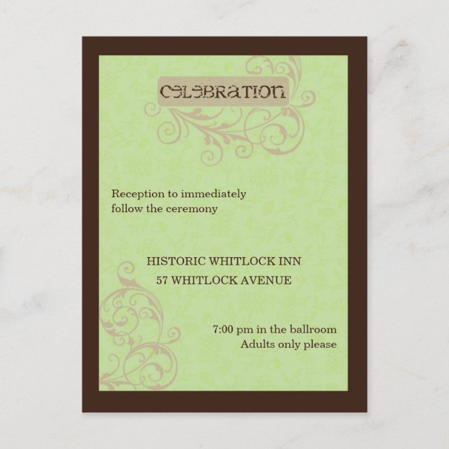 Gabby Mottagning Vykort (Framsida)