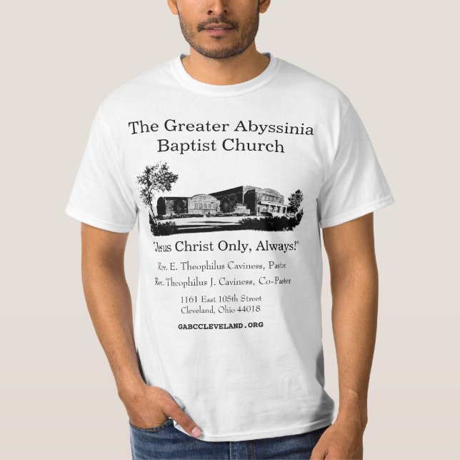 GABC-Romans5:1 T Shirt (Framsida)