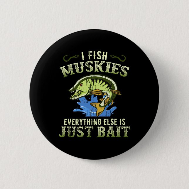 Gåbeidé för myskfiske Myske t-shirt  Knapp (Framsida)