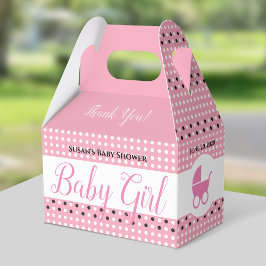 Gable Box för babyskor med Barnvagn - Flicka Presentaskar