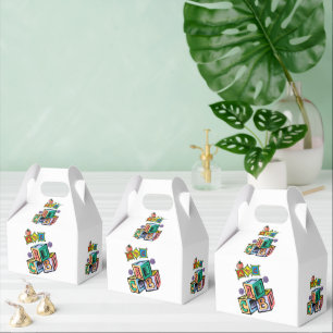 Gable Favor Box ABC's översätts till: Gable Favor Presentaskar