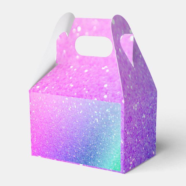 Gable Favor Box Presentaskar (Baksidan Sidan)