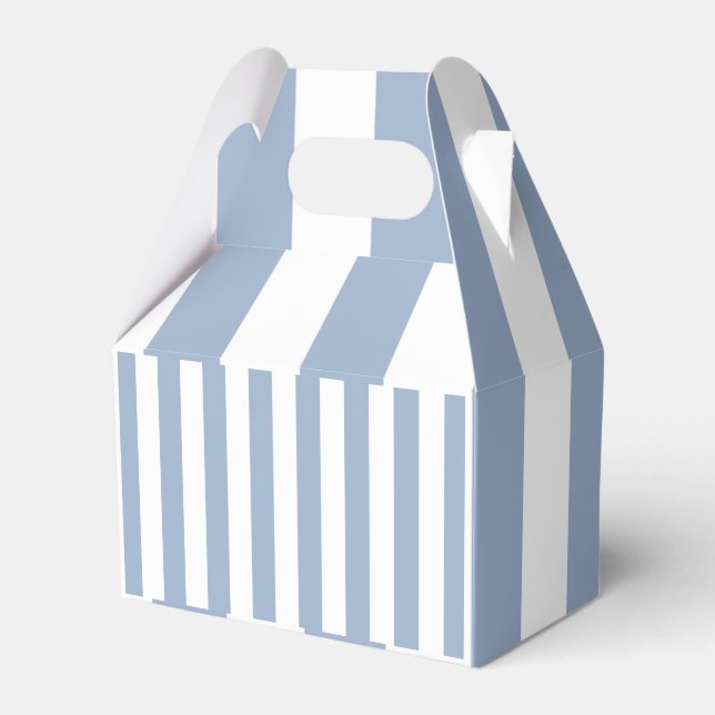 Gable Favoritbox Rand Blue och White Presentaskar (Framsidan Sidan)