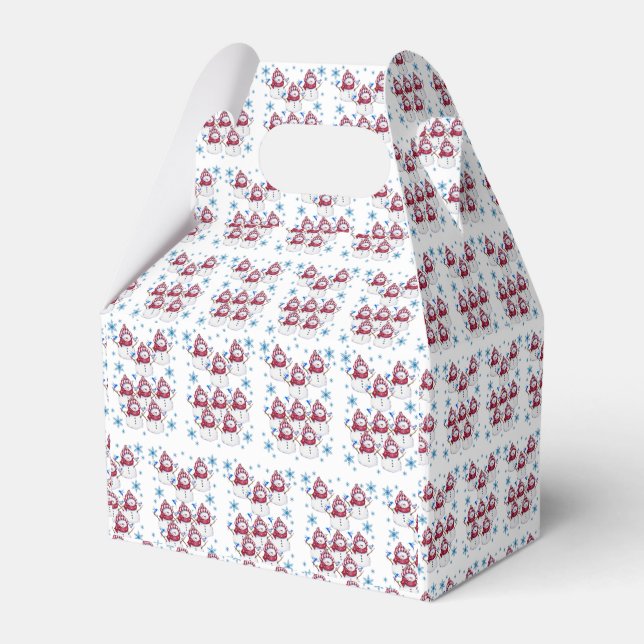 Gable Favoritbox Snögubbe Presentaskar (Framsidan Sidan)