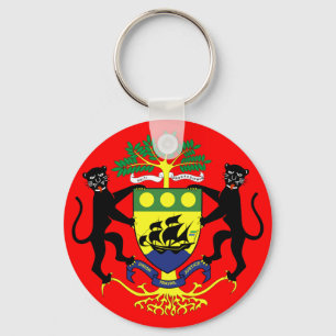 gabon emblem nyckelring
