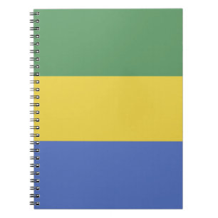 Gabon flagga anteckningsbok