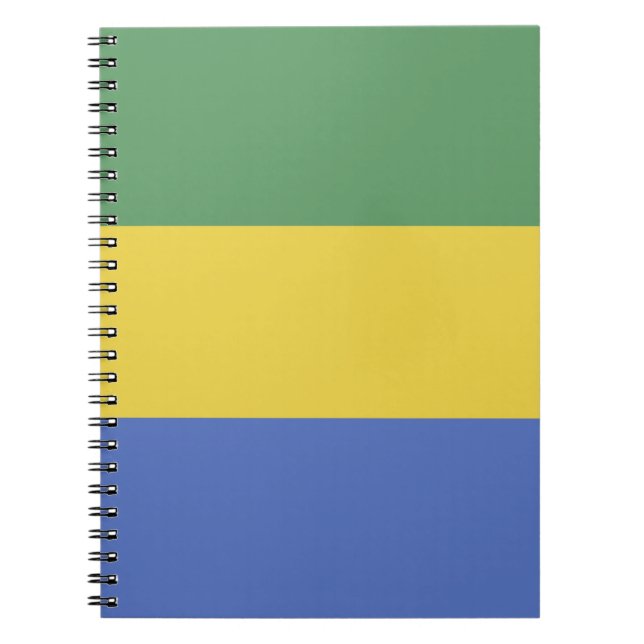 Gabon flagga anteckningsbok (Framsidan)