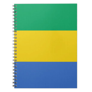 Gabon flagga anteckningsbok