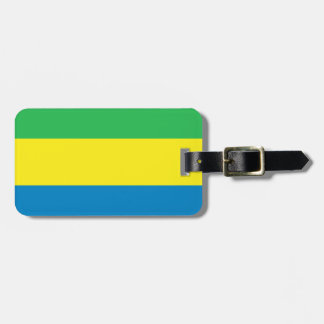 Gabon Flagga Bagagebricka