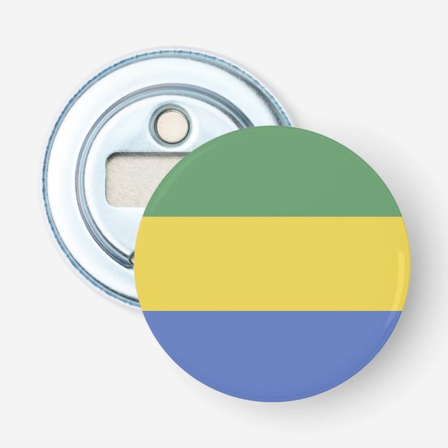 Gabon flagga flasköppnare (Framsidan)