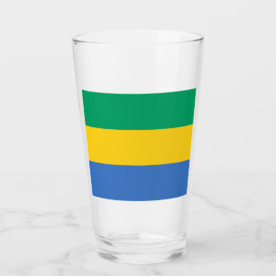 Gabon Flagga (Gabon) Glaskopp