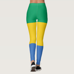 Gabon Flagga (Gabon) Leggings