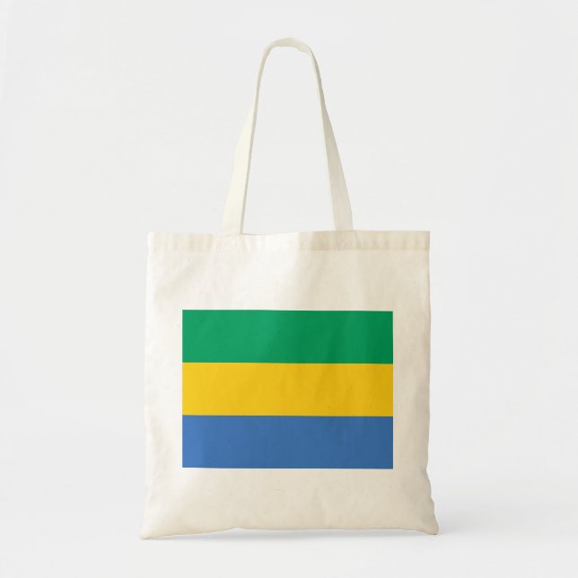 Gabon Flagga (Gabon) Tygkasse (Framsidan)