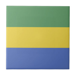 Gabon flagga kakelplatta