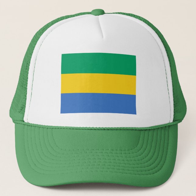 Gabon Flagga Keps (Framsida)