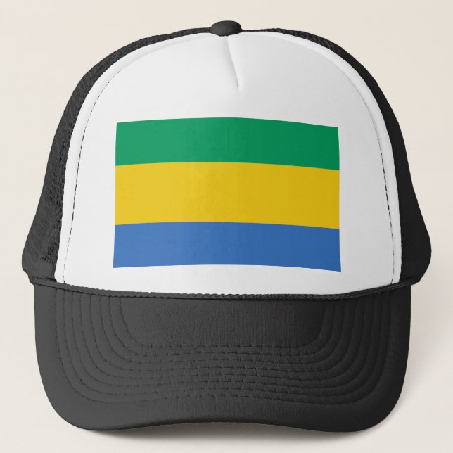 Gabon Flagga Keps (Framsida)