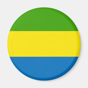 Gabon flagga magnet