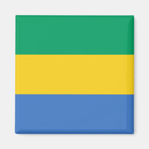 Gabon Flagga Magnet