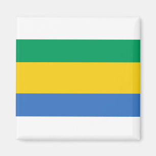 Gabon Flagga Magnet